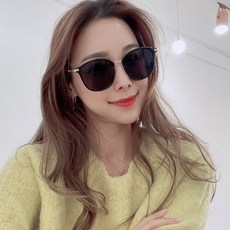 안경원 자외선차단 선글라스 남자 여자 메탈 콤비 패션 선글라스 (5453)