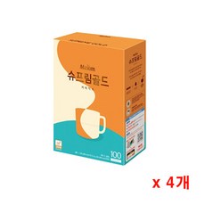 맥심 슈프림 골드 커피믹스, 100개입, 4개