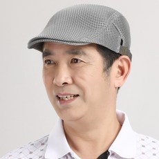 여름남성노인메쉬헌팅캡