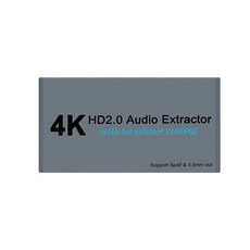 HDMI 호환 2.0 오디오 추출기 스플리터 4K 60Hz SPDIF HDR HDCP 컨버터