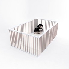 독톡 강아지 울타리 펜스 ABS 50cm 10p, 상하단(화이트), 파이프(화이트)