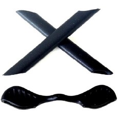 GALAXYLENSE 갤럭시 코 패드 및 Earsocks 고무 키트 오클리 Radarlock 경로 블랙
