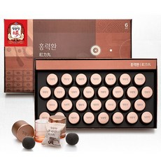 정관장 6년근 홍력환 30환 가족 부모님 면역력 선물세트, 1box, 30