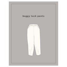 바이패턴 [DIY] baggy tuck pants 베기 턱 팬츠 - 바이패턴