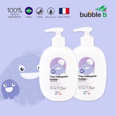 [1+1] 버블비 유기농 클렌징 워터 400ml, 2개