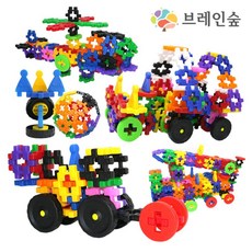 지적성장발달 상상조형놀이 와플블록 364 설 조카선물 유아블럭 과학원리 오감자극 친구함께 청각