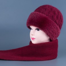 털모자 중노년모자 자녀 겨울 어머니