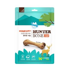 자연애 헌터본 480g32p 덴탈껌 강아지간식, 헌터본 사슴맛32p