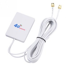 화웨이 ZTE 4G LTE 안테나 라우터 모뎀 3M 케이블 콘 커넥터 TS9/CRC9/SMA 3G 외부, 01 sma male, 1개