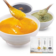 CS001 서울마님죽 호박죽+녹두죽+흑임자죽 set, 500g, 1세트