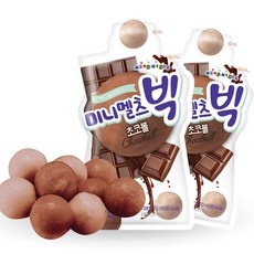 미니멜츠 빅구슬 초코볼 8개 아이스크림, 8개입, 70ml