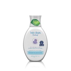 Live Clean 리브클린 아기 샴푸 겸 바디워시 모발 피부 건조함 방지 저자극성 300ml 4병, 1개, 1451g
