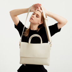로라클래시 FLAU BAG Cream Ivory ( 로라클래시 플로백 크림아이보리 ) : 가로 38cm 노트북가방 서류가방 브리프케이스