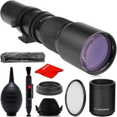 2042547 Opteka 500mm 1000mm f 8 Manual Telephoto 렌즈 for 니콘 F거치대 D6 D5 D4 DF D850 D810 D780 D750 D7 - 니콘810