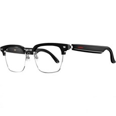 남성용 블루투스 안경 선글라스 음성 제어 모든 스마트폰용 오픈 이어 음악 듣기 슈트, Clear Lens