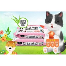 티슈 반려동물 청결 시트 아쿠아 베이킹소다탈취제, 1개, 80개
