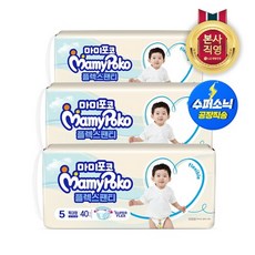 LG 생활건강 마미포코 FLEX팬티 특대형 남여공용 40P x 3팩 (총 120P), 단품없음, 5단계