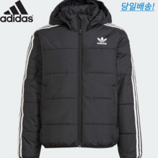 [국내매장판] 아디다스 키즈 PADDED JACKET 패딩 점퍼 블랙 H34564