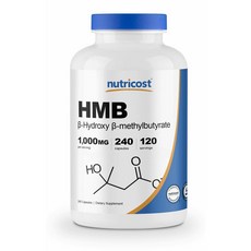 뉴트리코스트 HMB B-Hydroxy 헬스보조제 알약 보충제 1000mg 240정