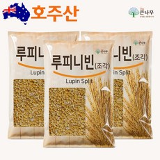 The큰나무 조각 루피니빈 콩 루피니빈콩 루핀콩, 3개, 900g