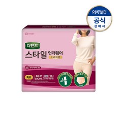 디펜드 여성 스타일 언더웨어 프리미엄 파워 대12P, 대형, 12개입, 1개