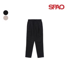 스파오 [스파오] 여성 린넨 테이퍼드핏 밴딩 팬츠_SPTC724G22