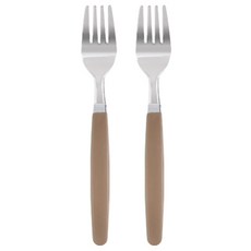 마호커트러리 틴트 아동용 포크, 카푸치노, 2개