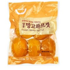 세미원 냉동 망고 하프컷 500g 3봉지, 1