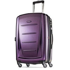 Samsonite 윈드필드 2 하드사이드 익스팬더블 스피너 휠 캐리어 캐리온 20인치 차콜, Carry-On 20-Inch, 퍼플, 1개