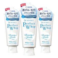 센카 퍼펙트 휩 화이트 클레이, 3개, 120g