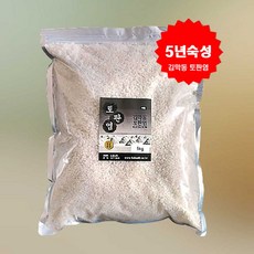 명품 소금 김막동 토판염 5년숙성 굵은입자 5kg(지퍼백)