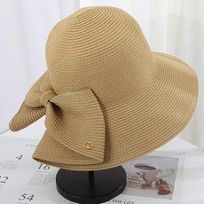 여성 데일리 예쁜 버킷햇 여름 라탄 스타일 모자