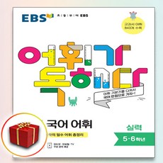 [선물] EBS 어휘가 독해다 초등 국어 어휘 실력 (5학년 6학년)