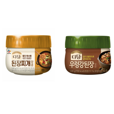 cj제일제당 다담된장찌개전용530gx1개+다담 우렁강된장500gx1개, 1세트, 500g