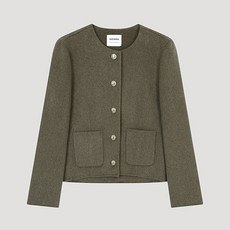 쉬즈미스 울 라운드넥 핸드메이드 자켓 SWHJKO42030 MB