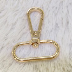 퀼트여왕 마크라메 키링 재료(넓은 개고리 중), 1.골드(내경32mm)