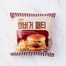 [메가마트]롯데웰푸드 햄버거 패티 1.1kg, 1개