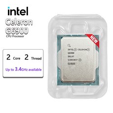 셀러론 CPU 프로세서 G6900 3.4 GHz 2 코어 46W LGA 1700, 한개옵션0 - g6900