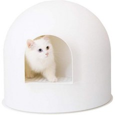  PIDAN 이글루 고양이 화장실, 화이트 