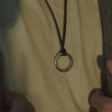 블랙실버목걸이