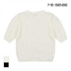 [미센스] 짜임포인트 반팔니트_MB25KNM309Z