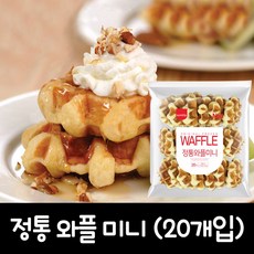 삼립 냉동 정통와플 미니, 600g, 1봉