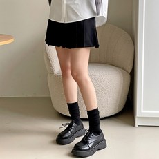 MS어패럴 플랫폼 키높이 통굽 캐주얼 로퍼 단화