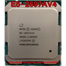 인텔 제온 CPU E5-2697AV4 QS 버전 2.60GHz 16 코어 40M 호환 LG A2011-3 E5-2697A V4 프로세서 E5 2697AV4 2697A, 한개옵션0