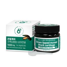 식스스텝 초록입홍합+상어연골 60g 관절/심혈관/피모