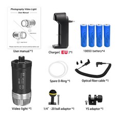 Seafrogs 120 ° 빔 각도 100 미터 방수 깊이 6000 루멘 다이빙 수중 손전등, EU plug with battery