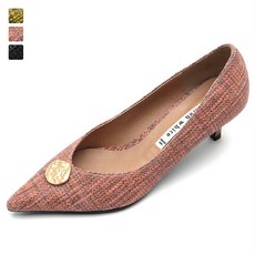 카렌화이트 [카렌화이트]Tweed_kw1425_5cm_펌프스