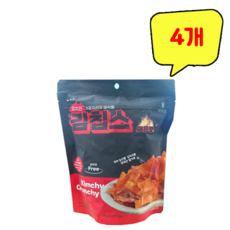 더다믐 김칩스 매운맛, 40g, 4개