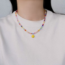 스마일비즈목걸이