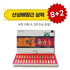 천년정성 산삼배양근 삼력 20ml x 30병 8+2헛개열매 가시오가피 홍삼농축액 비타민C 함유 숙취해소, 300개